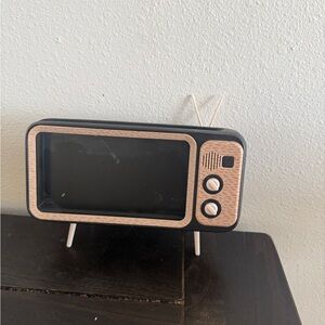 Retro Black and Tan Portable phone Holder